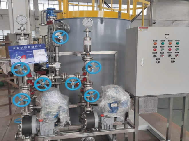 Concentrated sulfuric acid dosing system